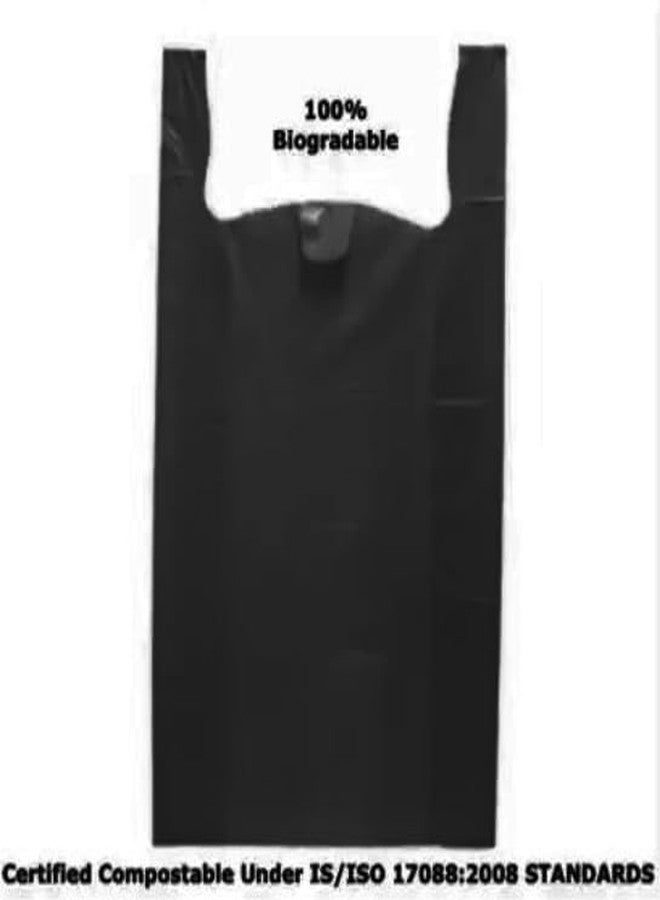 R Enterprises Biodegradable Black Garbage Bags Large Jumbo Size Garbage Dustbin Bags For Packing Large 30 X 40 Inches Jumbo 75 L Garbage Bag (15Bag) For Packaging, Dustbin, 15 Count - Image 2
